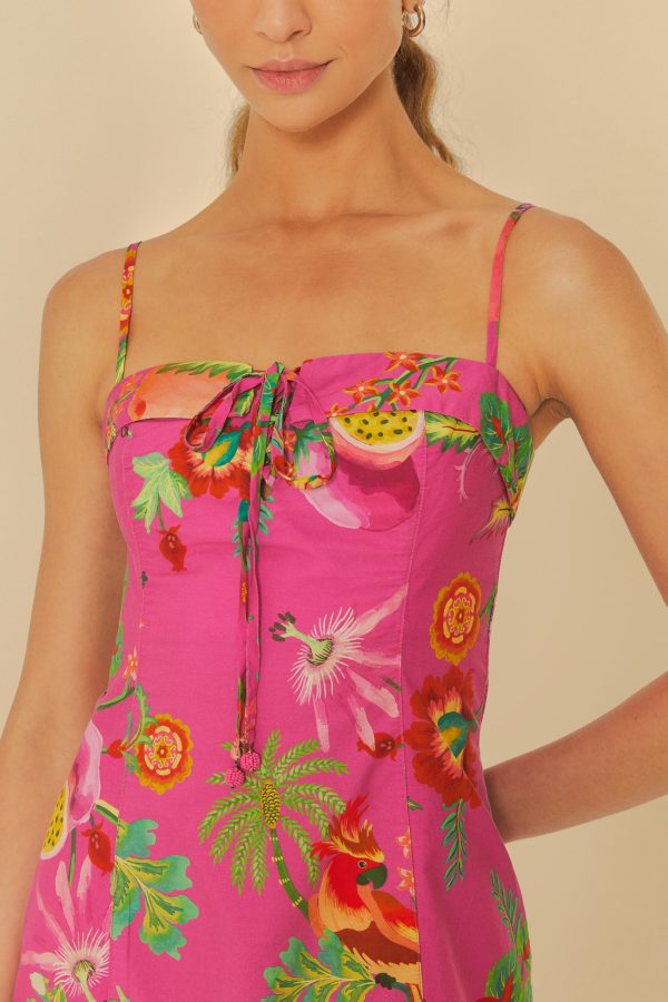 Vestido Curto Estampado Jardim De Frutas - Image 2