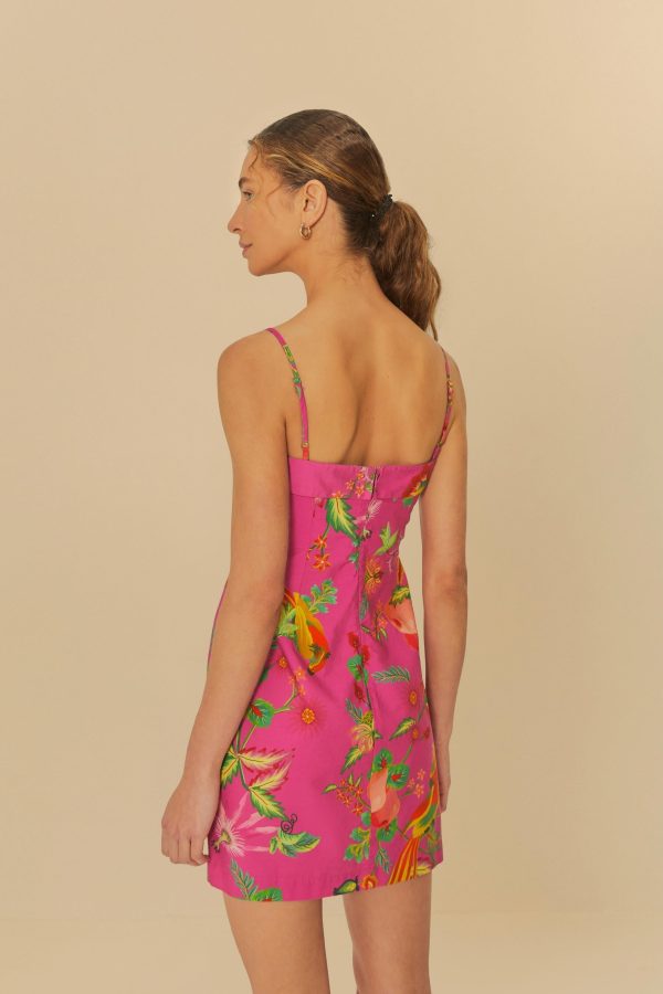 Vestido Curto Estampado Jardim De Frutas - Image 3