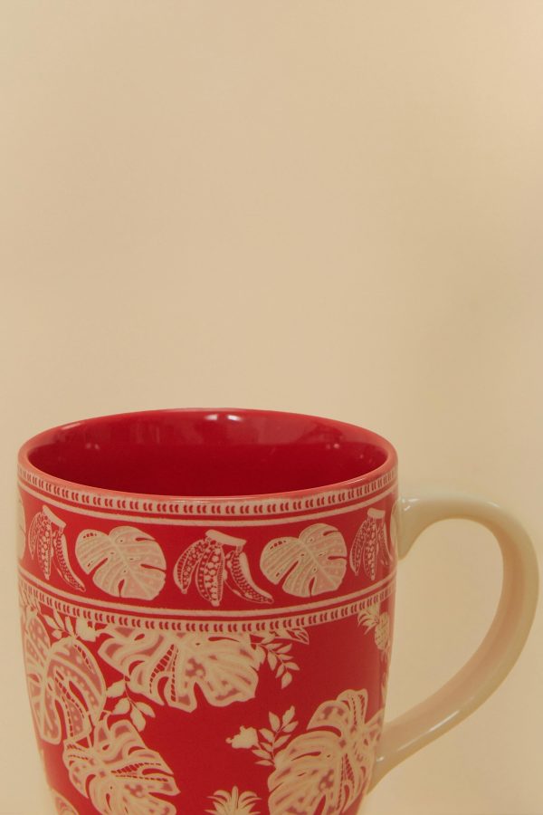 Caneca Glub Estampada Folha De Renda - Image 3