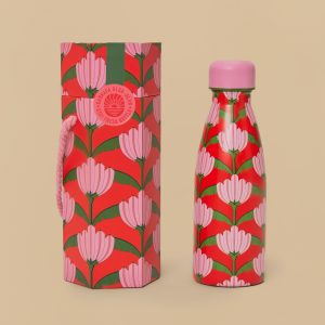 Mini Garrafinha Glub Estampada Banana Deco