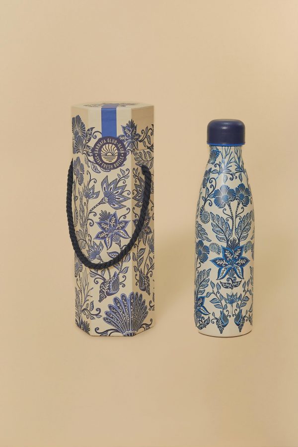 Garrafinha Glub Estampada Jardim De Concha
