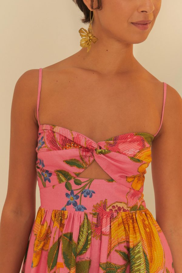 Vestido Curto Estampado Fruta De Verão Corrida - Image 3