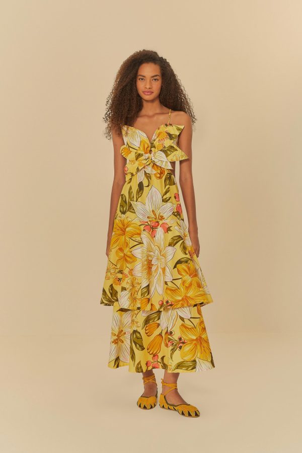 Vestido Estampado Floral Ararajuba Corrida - Image 2
