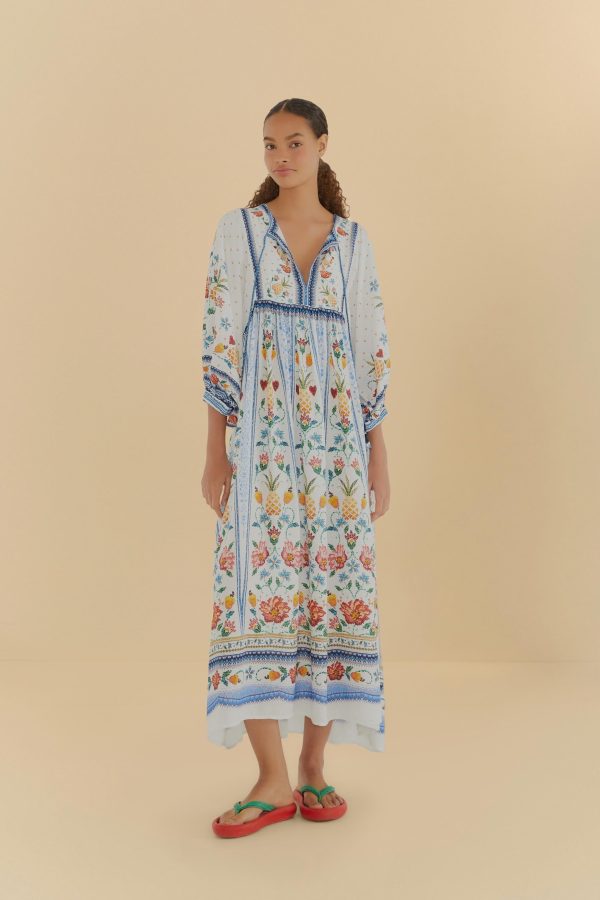Vestido Cropped De Manga Estampado Azira