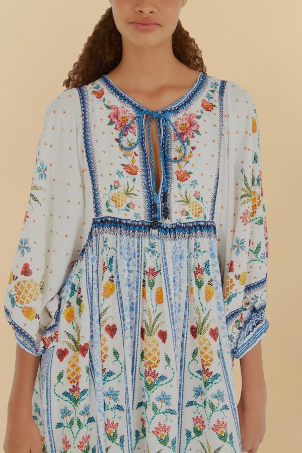 Vestido Cropped De Manga Estampado Azira - Image 3