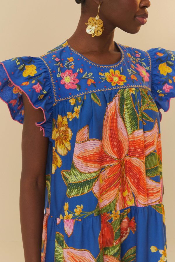 Vestido Bordado Fruta De Verão - Image 3