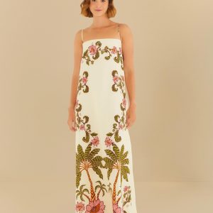 Vestido Longo Estampado Ravenala