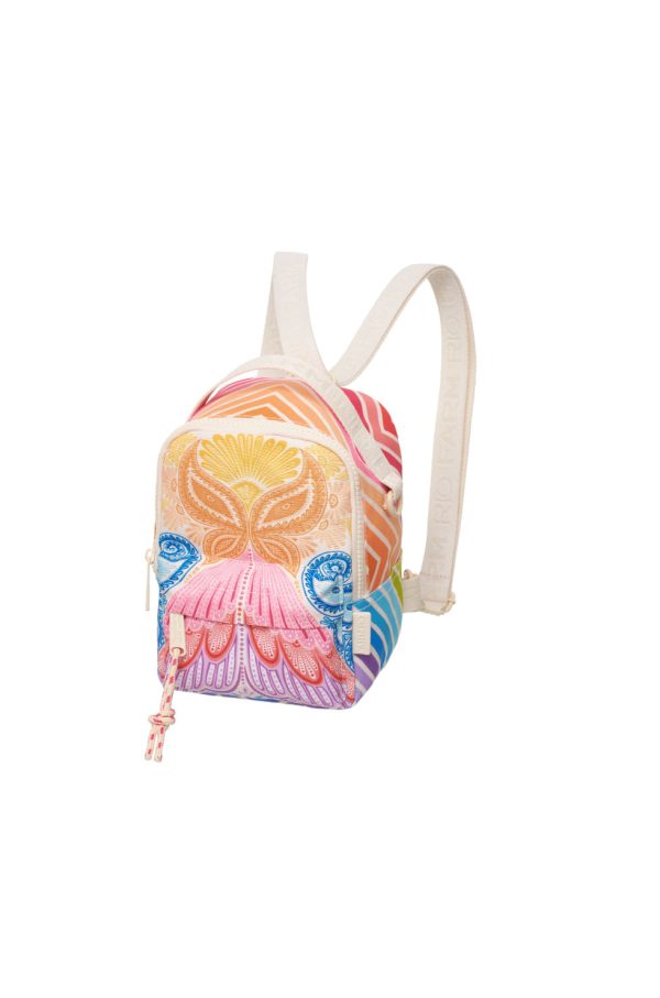 Mini Mochila Borogodó Arco-Íris Tropical
