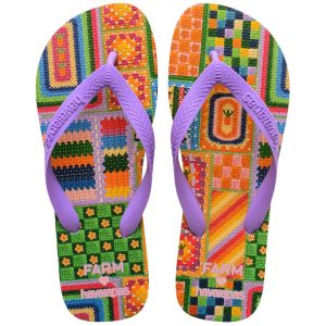 Chinelo Havaianas Farm Bordado